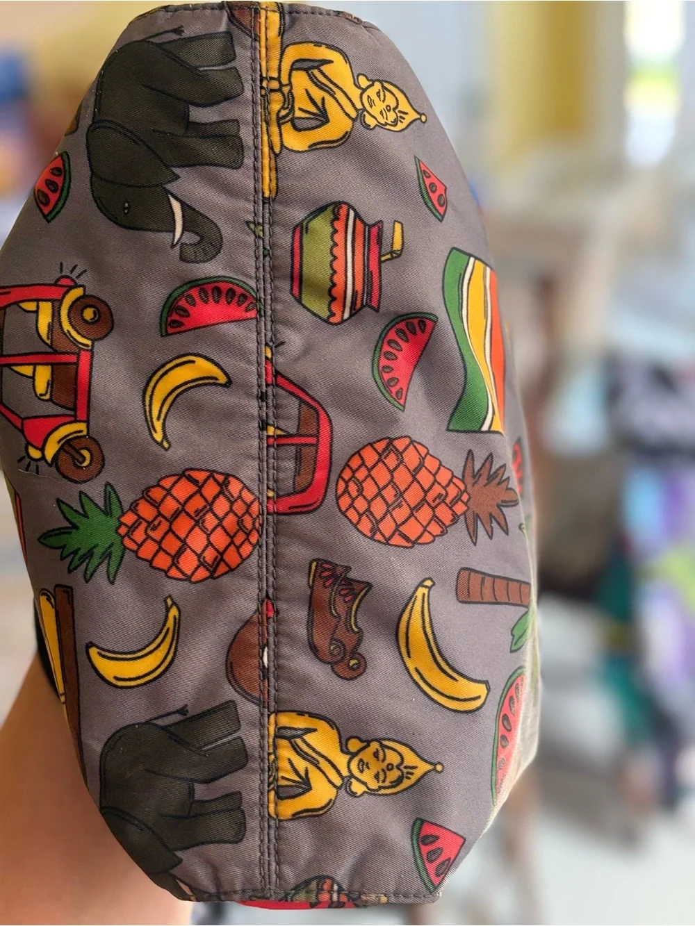 Prada Tessuto Stampato Cosmetic Pouch
